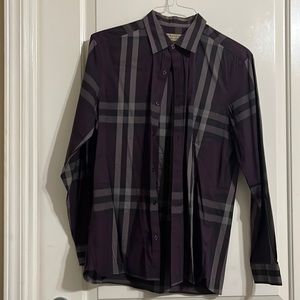 Men’s classic Burberry shirt. Authentic